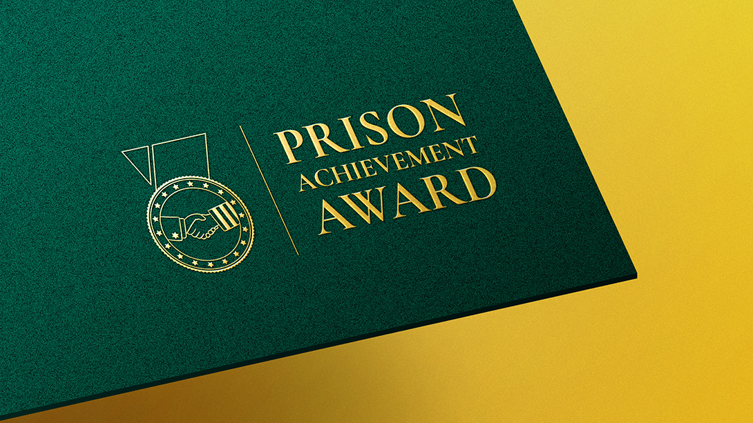 Lazarus Kreativ prison achivement award design